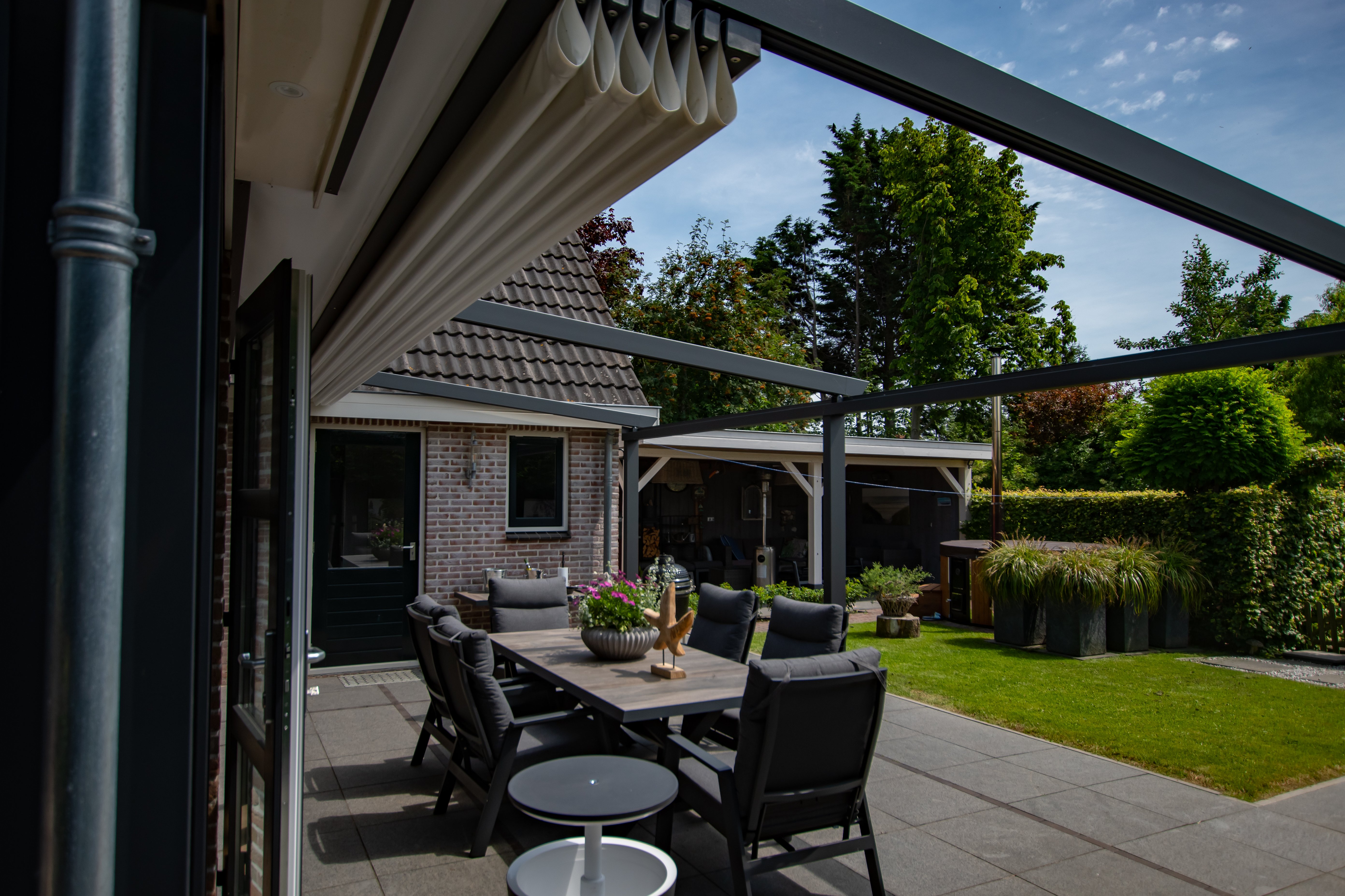 maatwerk overkapping met doek