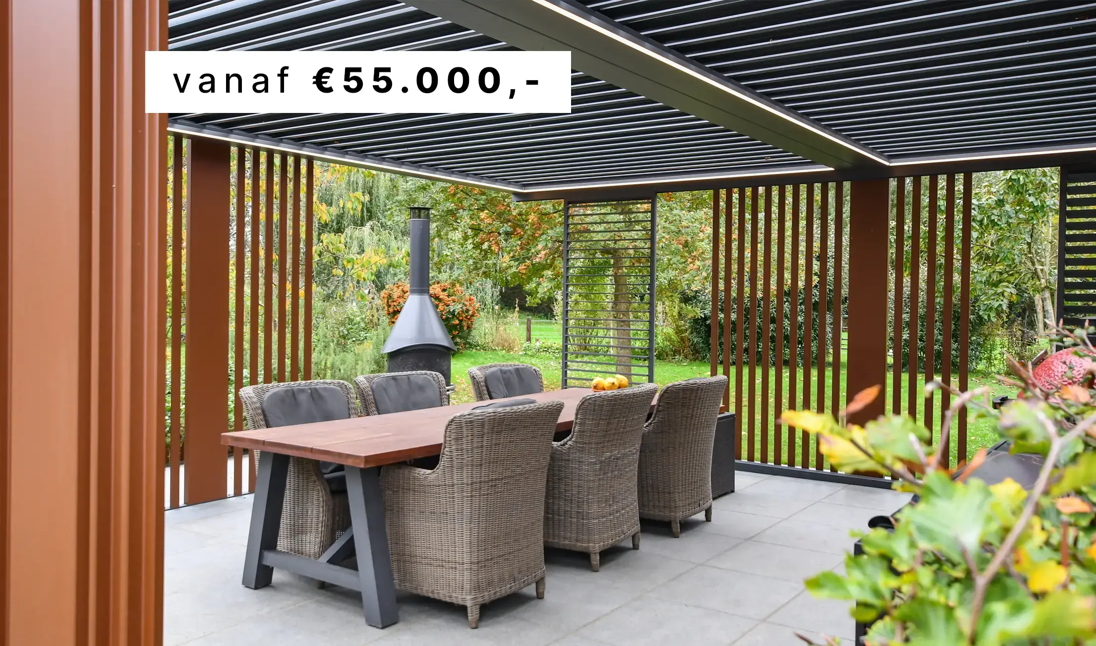 Terrasoverkapping BT CODE | Artino